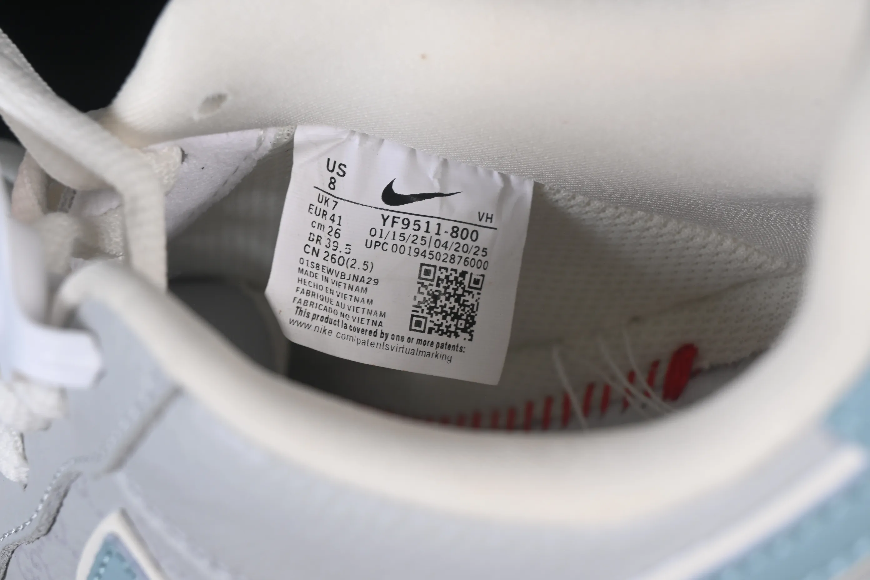 All categories Nk Air Force 1 Air Force series Nk Air Force 1 Low Air Force low-top Nike Air Force 1'07 Low Gucci joint gray blue Air Force 1 low-top casual sneakers YF9511-800